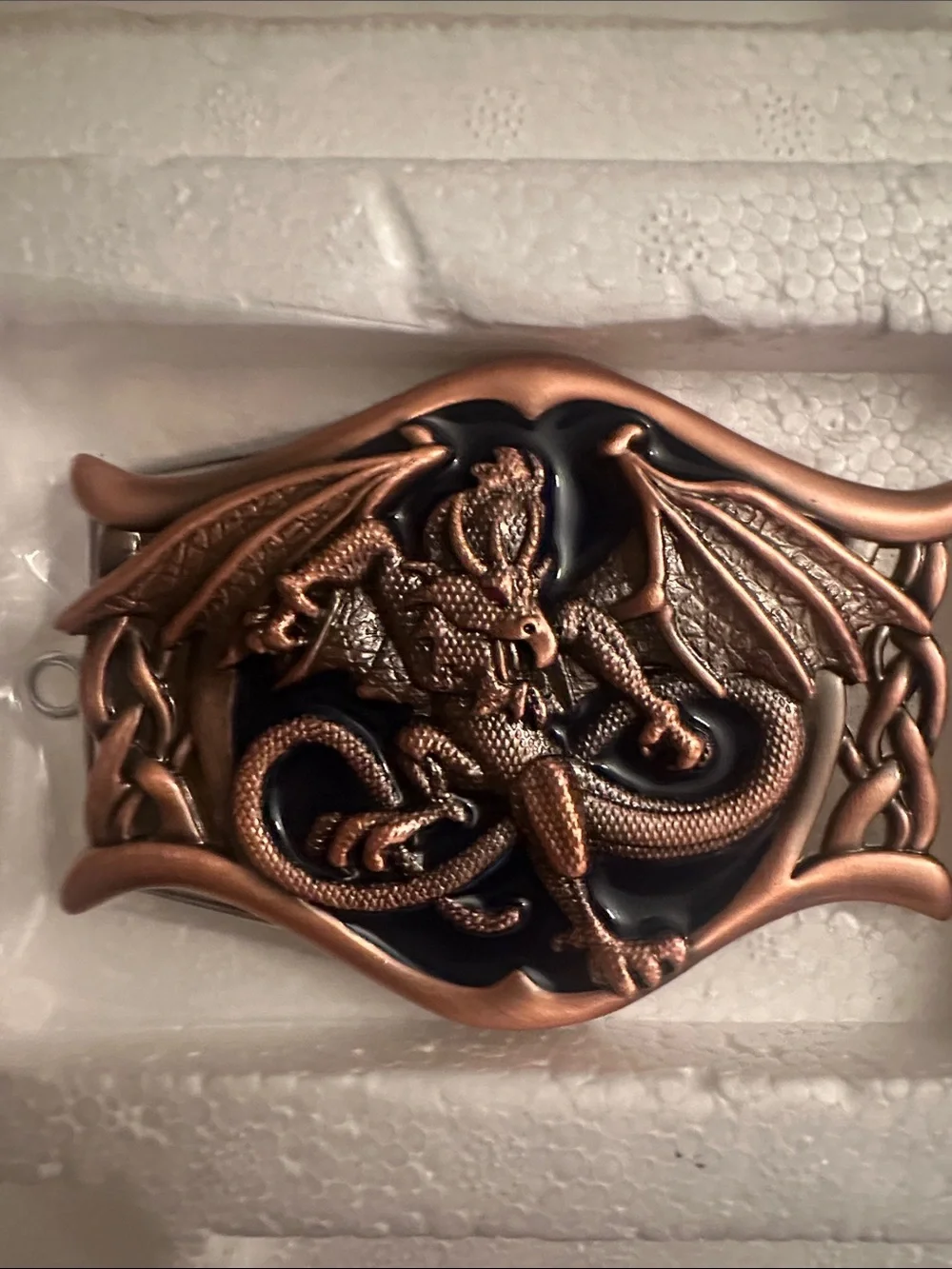 Dragon Motif Metal Belt Buckles - Silver and Copper Tones 🔥🔥🔥